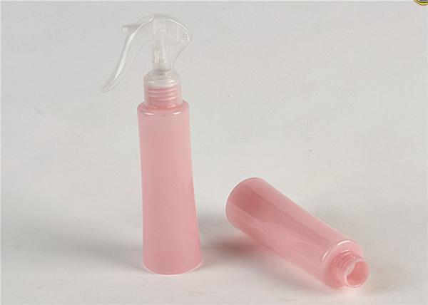 Light Pink Color PET Plastic Spray Bottles Slender Shape 23G 45 * 173MM