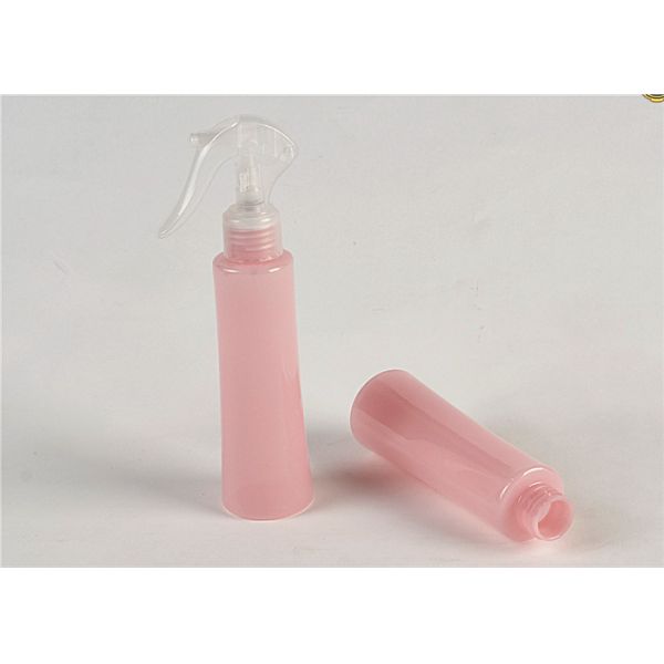 Light Pink Color PET Plastic Spray Bottles Slender Shape 23G 45 * 173MM