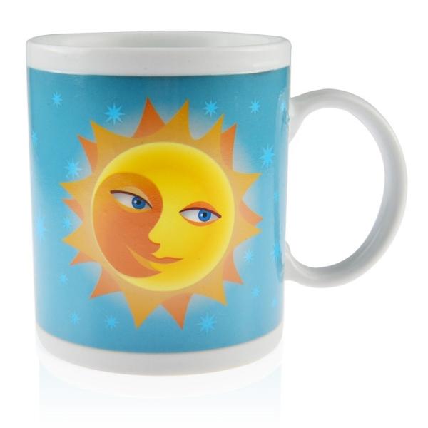 PeleusTech Magic Heat Sensitive Color Changing Mug Ceramic Coffee Tea Cup