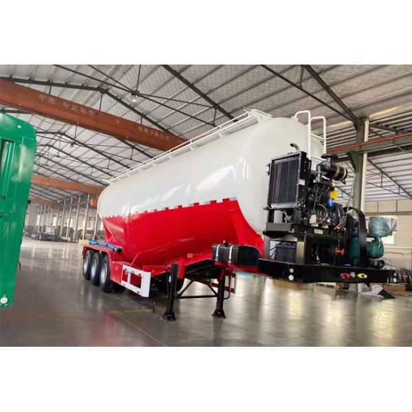 Customized 60m3 3Axles Dry Bulk Cement Powder Tanker Pneumatic Trailer