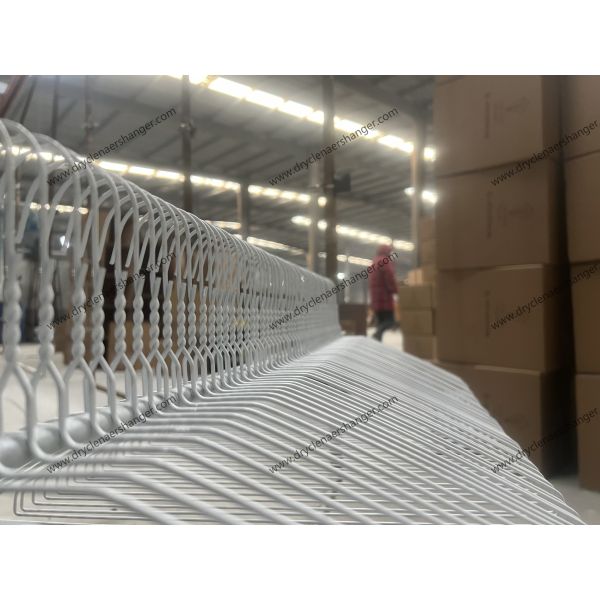 Heavy Duty PVC Coated Hanging Wire 40cm Length 32g Per Pcs For Garment Hangers