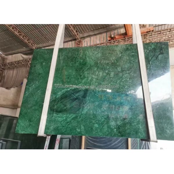 Calcite Dark Green Marble for Modern Design Villa Bathroom Sink and Dining Table