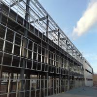 Structure en acier durable Q235B Q355B Hangar en forme de Hangar en acier