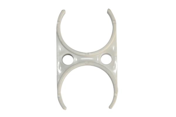 Ro System Fitting Double Clamp Plastic / Polypropylene For T33 Cartridge Water Purifier