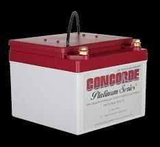 24Volt 13,6Ah VRLA Concorde Batterie d'avion Pièces de rechange d'avion en platine