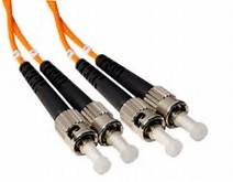 Duplex ST to ST 50 / 125 μm LSZH Jacket Fiber Optic Patch Cord for Access Network