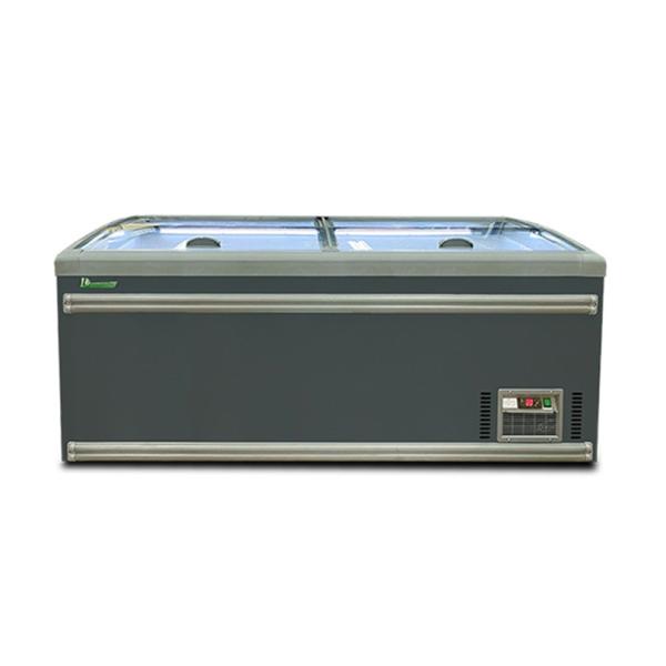 Supermarket Frozen Goods / Food / Seafood Storage Display Island Cabinet Freezer