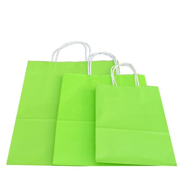 Sacos de papel do tamanho padrão com estilo simples material Degradable dos punhos