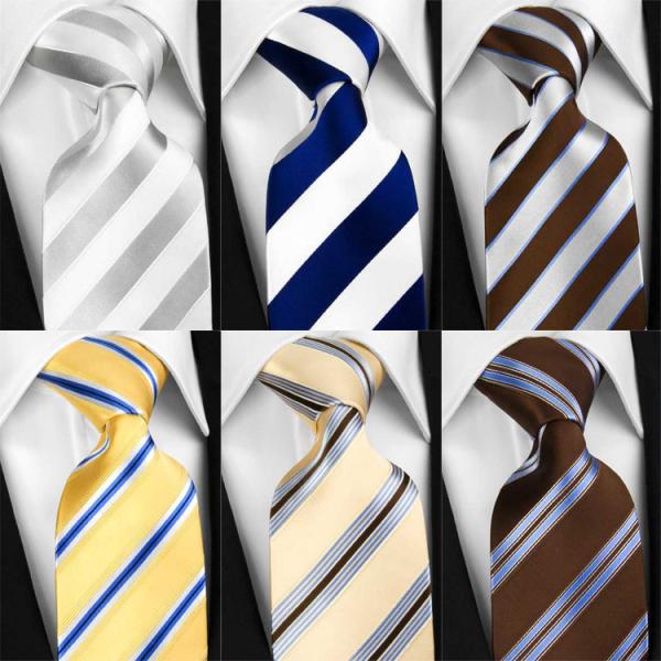 100% Silk Neckwear Woven Tie