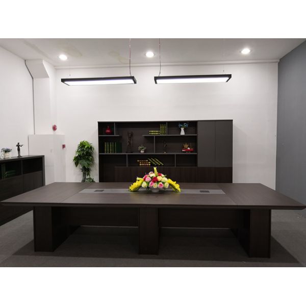 Wood Material Modern Conference Table , Office Meeting Table OEM / ODM