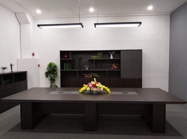 Wood Material Modern Conference Table , Office Meeting Table OEM / ODM