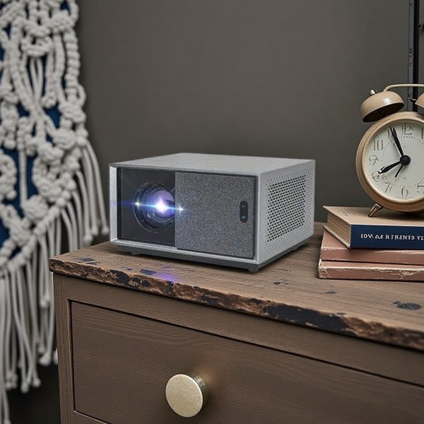 EHOMM S1 Premium Smart Projector Native 1080P 800 ANSI Android 9 WiFi Bluetooth Auto Focus Home Theater Projector with 300 Display