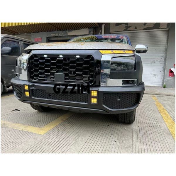 Для Triton L200 2024 ABS пластиковая черная решетка передняя средняя решетка