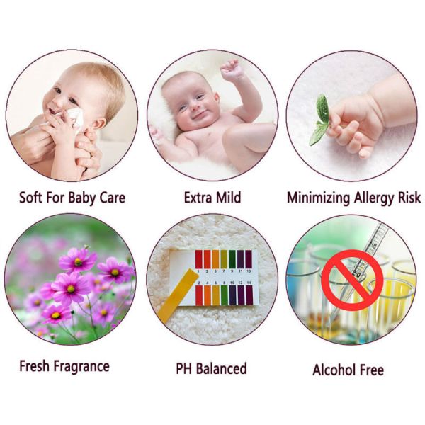 Очищать ухода за лицом устранимый намочил Випес Эко дружелюбное для чистки детей