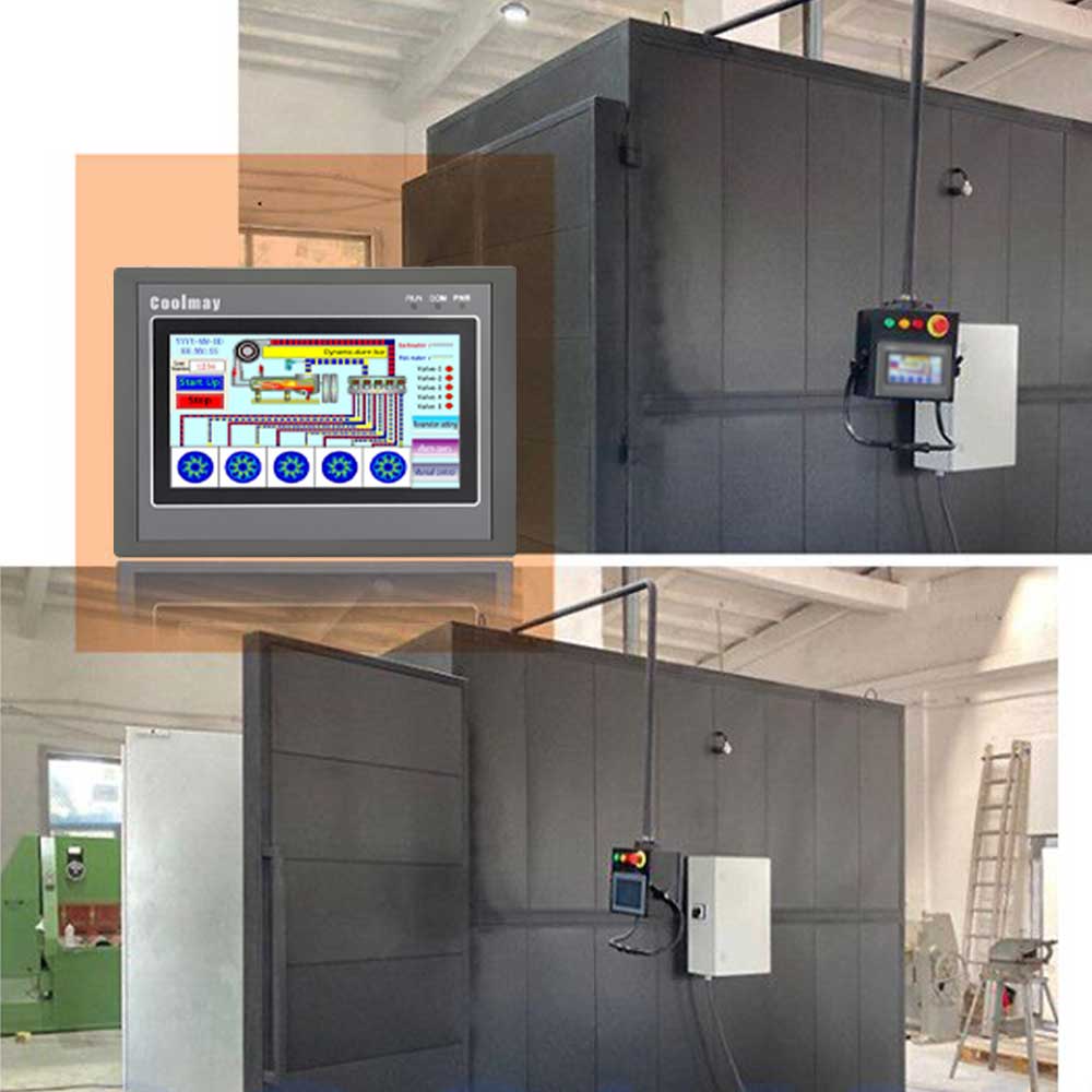 4,3 пульта управления PLC дюйма интерполяция дуги Programmable HMI линейная