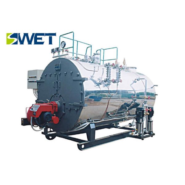 High Efficient Natural Gas Steam Boiler , Fast Loading Fire Tube Steam Boiler