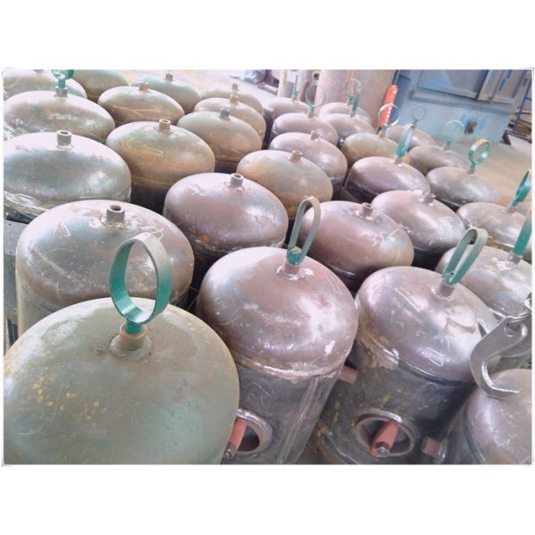 Double Sided Welding Compressed Air Storage Tank Carbon Steel / Low Alloy Steel