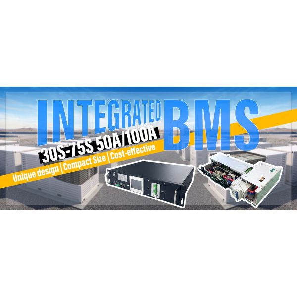 Высоковольтный BMS 64S204.8V 100A Интегрированный BMS Battery Energy Storage Solution Для BESS UPS Солнечная энергия Малые батареи Syst