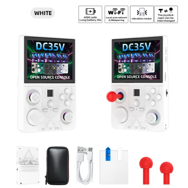 Retro Handheld Game Console DC35V With 4000mAh Battery WlFl Online Fighting Open-Source Linux System