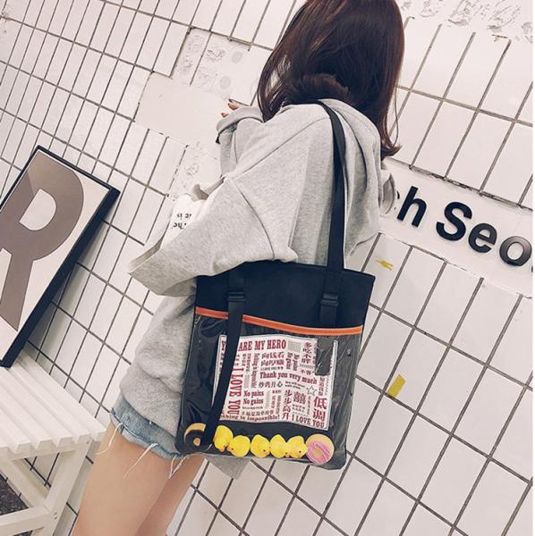 2018 summer new high-capacity tote bag Korean canvas handbag shoulder bag