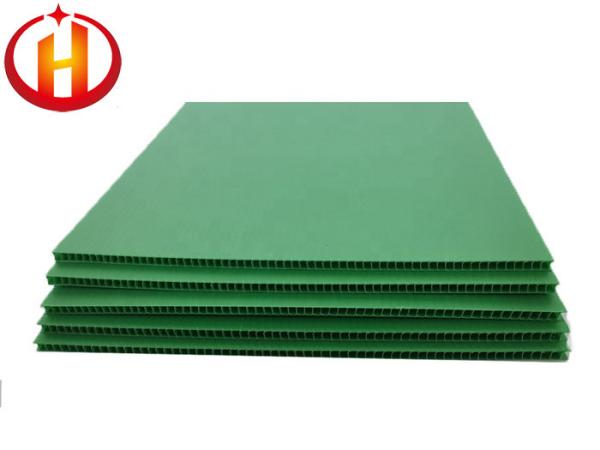 Green Color Eco Friendly PP Coroplast Sheets Anti Static ESD