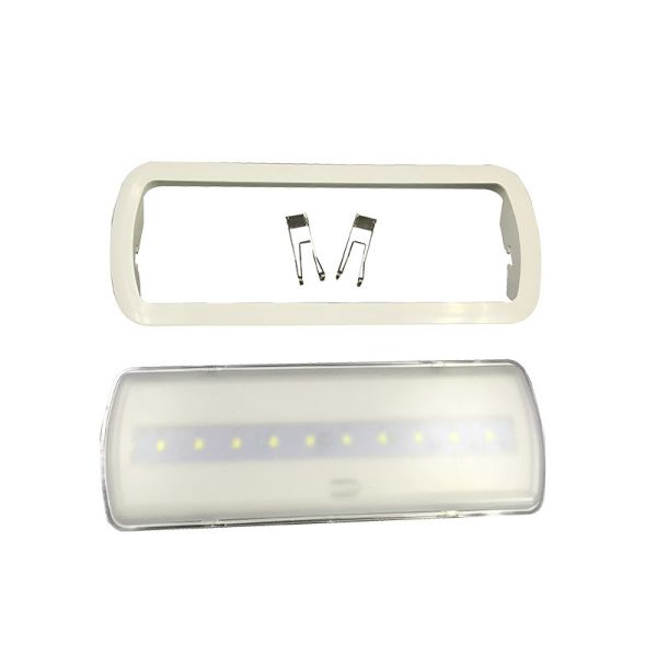 3 Hours Autonomy Li-Ion Battery Operated Fire Resistance ABS Ceiling Emergency Light L119N-B