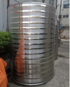 0.1MPa Tanque de água isolado de aço inoxidável vertical para temperatura de 80