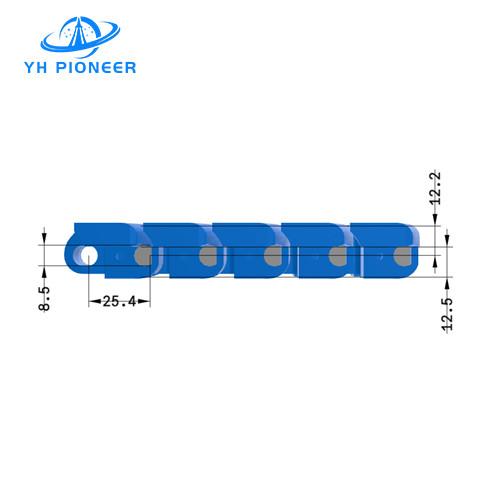 Industrial POM Conveyor Chain Plate Heavy Duty Sideflex Table Top Chain