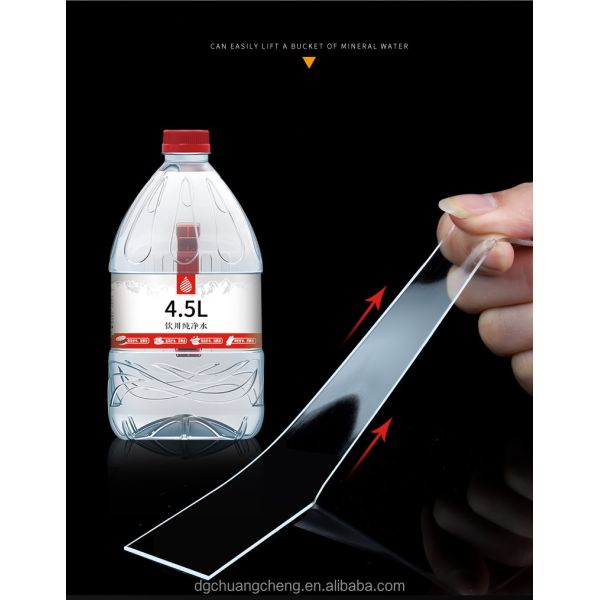 High Quality Strong Sticky Transparent Adhesive Tape Masking Cuttable Double Stick Heavy Duty Nano Grip Tape Household Office