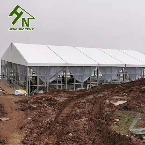 Сверхмощный водоустойчивый шатер формы рамки a со стеклянной высотой стены 3m бортовой