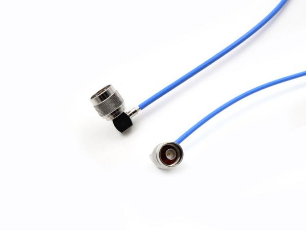 Cable Assembly N male Right Angle and N male Right Angle with RG141 Cable length 450mm