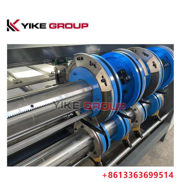 YK-1424 Chain Feeder 2 Color Flexo Printing Machine Corrugated Box Making Machine