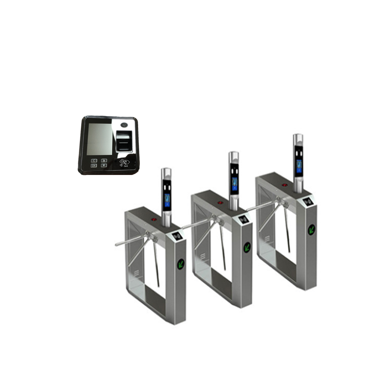 Stainless steel moisture-proof tripod turnstile gate with stable AC power input, specially designed for pedestrian flow management
