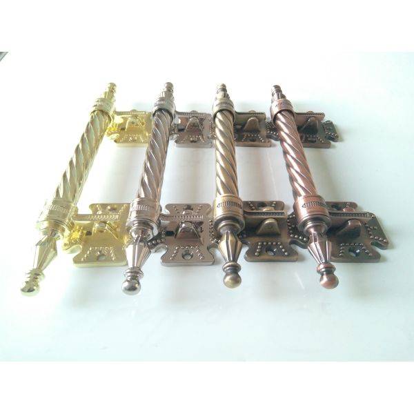 Long Metal Coffin Barref H016 Coffin Handles Antique Bronze Herrajes Para Ataudes