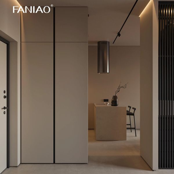 Mini cocina de cocina de melamina potable para hotel