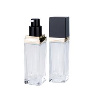 Bouteille de fondation transparente vide 30 ml Contenant de transport de