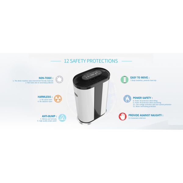 Whole Home Mini Air Purifier Sterilization And Virus' S Removal Air Humidifier Purifier