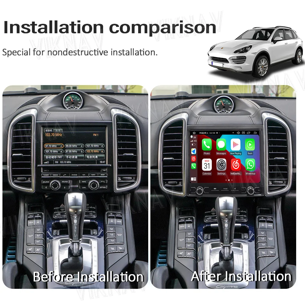 2010-2017 Porsche Cayenne Стерео Автомобильное радио GPS Навигация Авто Стерео Carplay