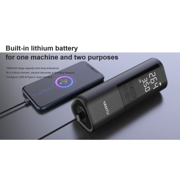 Portable Digital Mini Electric Bicycle Motorbike Air Pump Compressor Tyre Inflator