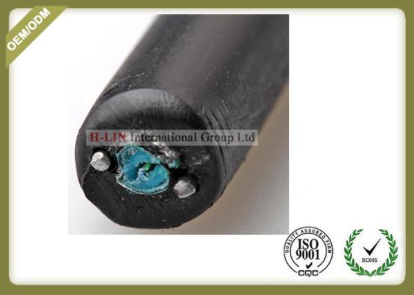 Single Mode Armored Fiber Optic Cable Crush Resistance For Long Distance Communication