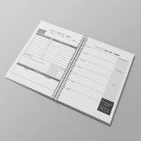 Customized Spiral Hardcover Notebook Personalization Option Standard Custom Cover Art