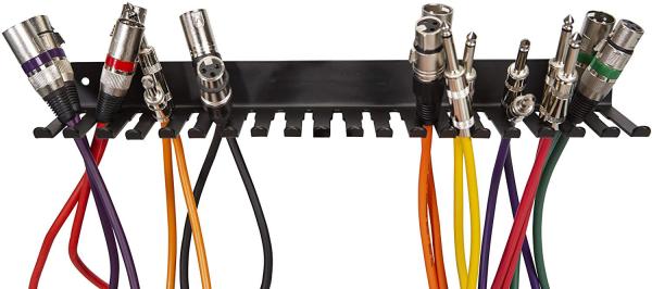 280x89x32mm Cable Hanger e Organizer Wall Montável para armazenamento de cabo limpo e ordenado