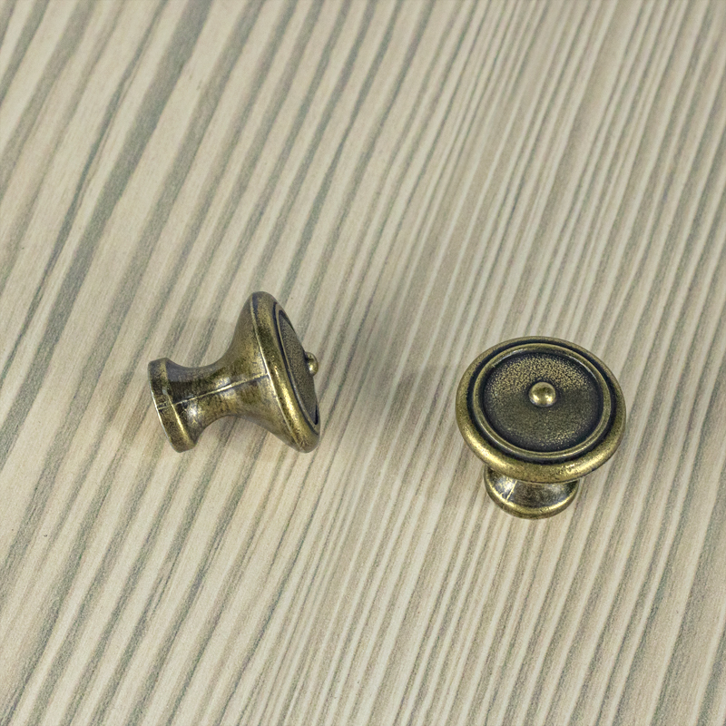 Latest Vintage Bronze Tone Cabinet Pulls Drawer Knob Retro Design Knobs Accessories