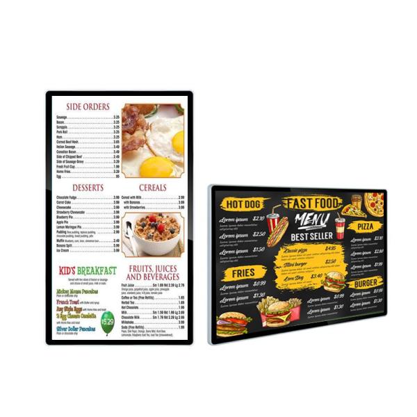 23.8 Advertising Display Digital Signage For Retail Stores Elevator Lcd Full HD