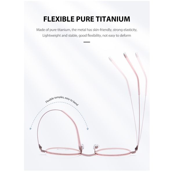 Легковес ориентированных на заказчика стекел титана ацетата гибкий ультра