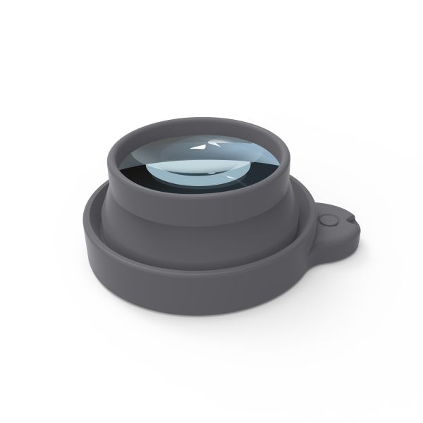 Transformable Multi-Angle Adjustable Original Foldable Magnifier with Dual Power Supply Soft Flexible Silicone Surface