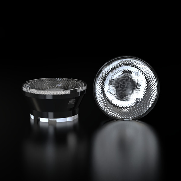 36° Viewing Angle TIR Lens with PC Material and 88% Efficiency for Wall Washer