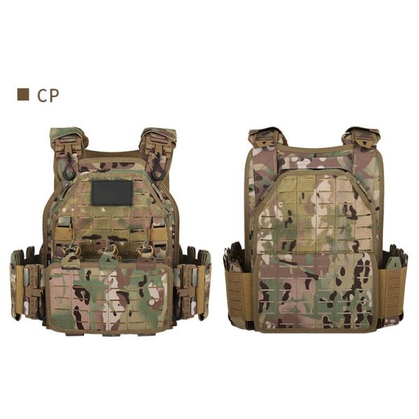 FG Camouflage Combat Military Tactical Plate Carrier Vest Tear Resistant