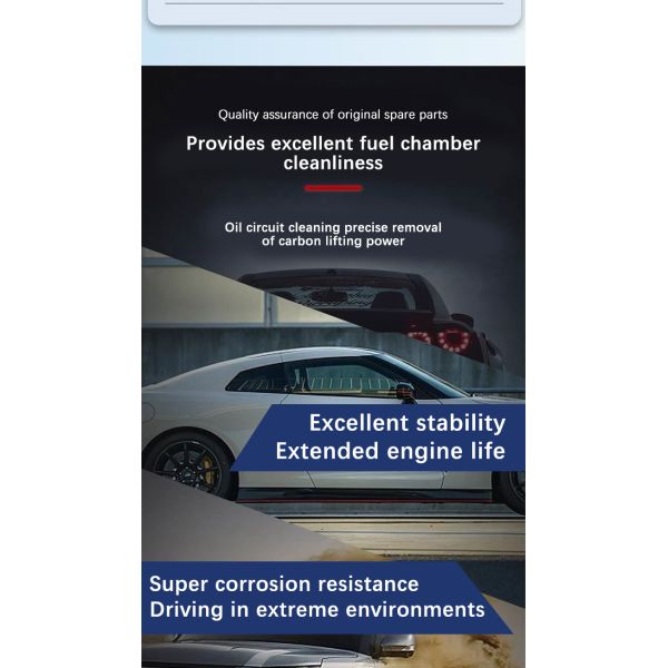 Proceso de limpieza profunda del sistema de combustible Protector de limpieza para el cuidado del automóvil