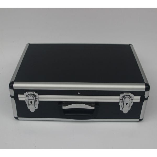 Случай инструмента 460 * 330 * 150mm черного ABS алюминиевый